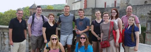 Group photo of the German study abroad team.