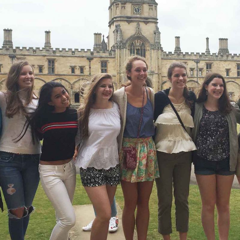 High School Study Abroad, England group photo.