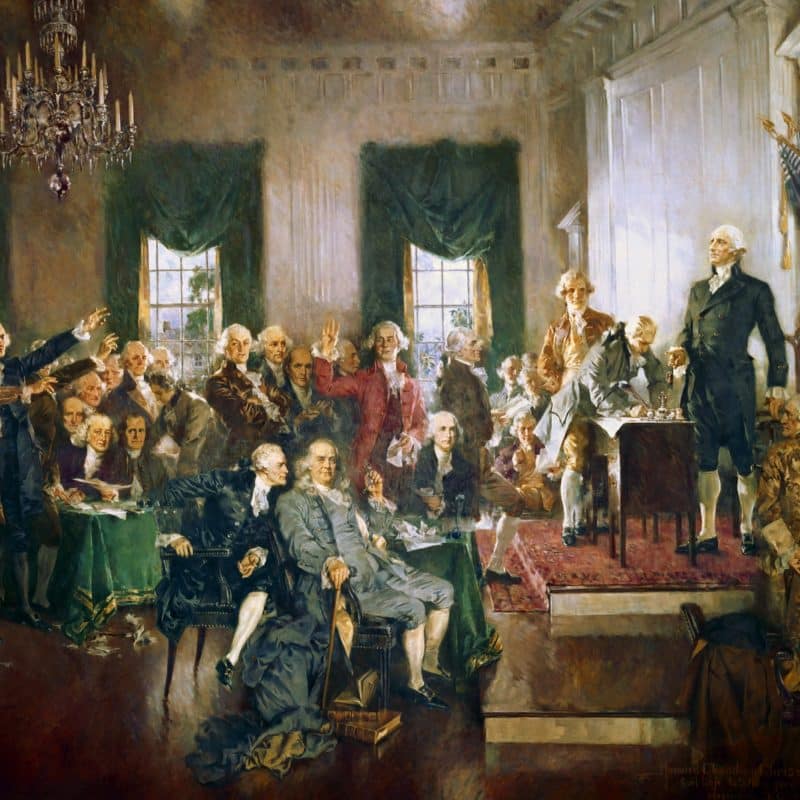 Signing of the Constitution Painting