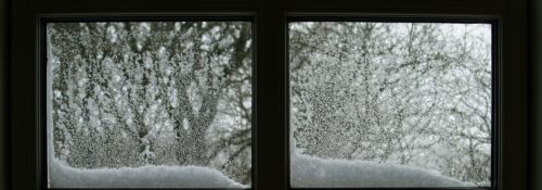 Window in winter