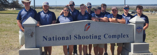 The Charger shotgun team competed in Division II in the annual Association of College Unions International (ACUI) Collegiate Clay Target Championships in San Antonio